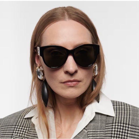 Yves Saint Laurent SL M3 001 oversized cat shaped sunglasses - Picture 10 of 12